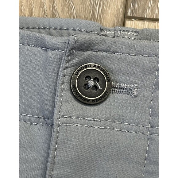Under Armour Mens Pants 38x30 Gray Khaki Match Play Performance Golf Outdoor - Picture 4 of 9